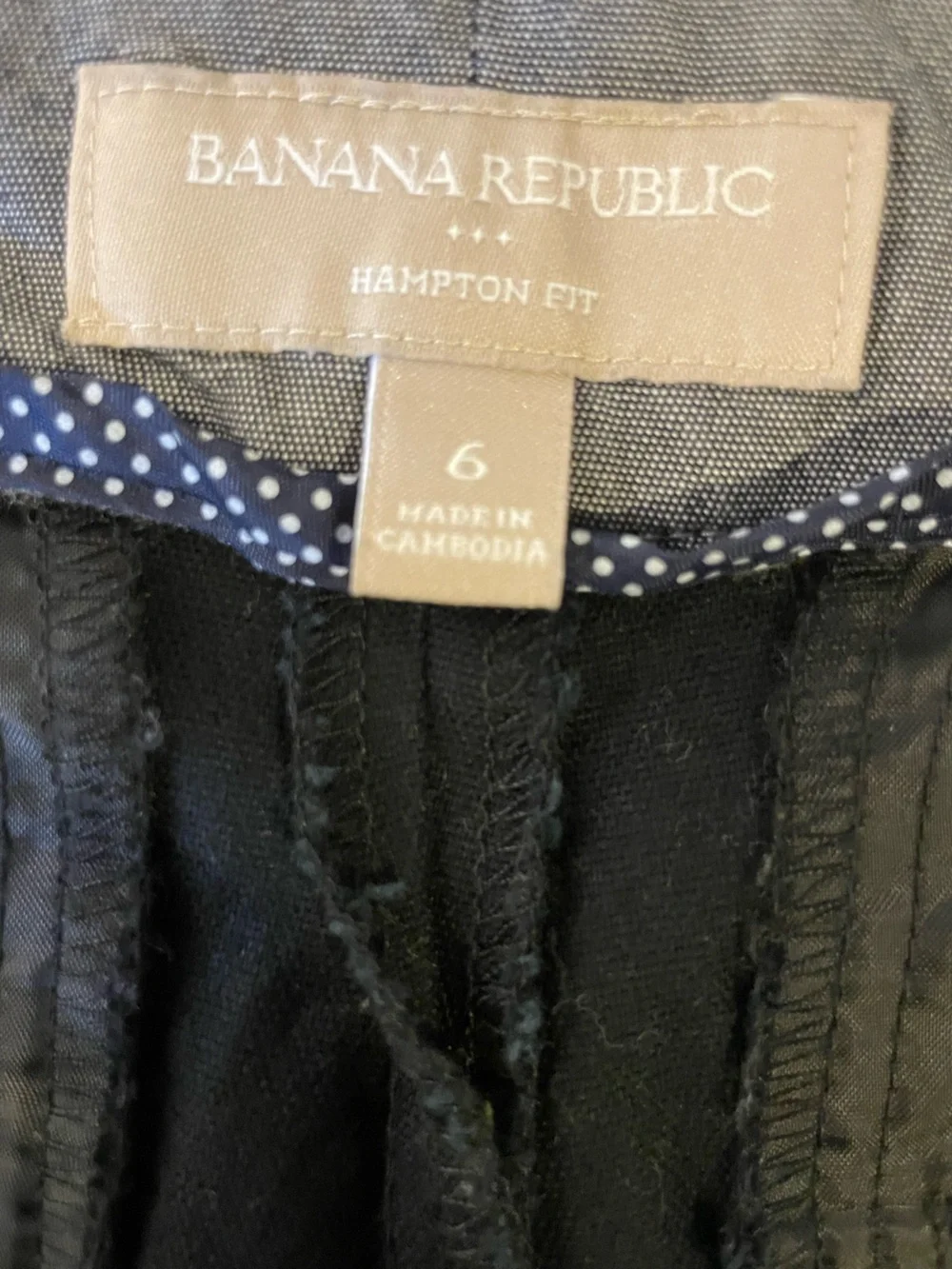 Banana Republic Black Tailored Everyday Shorts